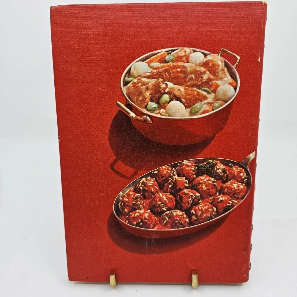 Vintage 1968 Campbell Cookbook Cooking With Soup Spiral Hardcover Retro Recipes